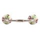 Green Leaf Ceramic Bridge Handle